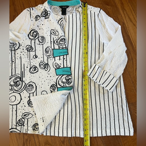 Ali Miles MOONLIGHT WHITE & BLACK SWING JACKET - Picture 10 of 12